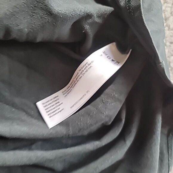 Eileen Fisher Tunic Top Sz XL Long Sleeve Tencel Crew Scoop Neck Forest Green - Picture 4 of 8